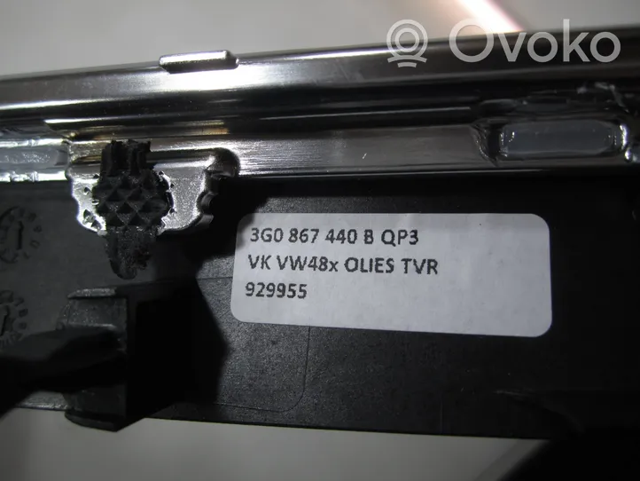 Volkswagen PASSAT B8 Etuoven verhoilu (käytetyt) 3G0867440B