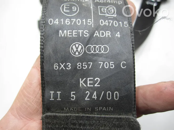 Volkswagen Lupo Etuistuimen turvavyö 6X3857705C