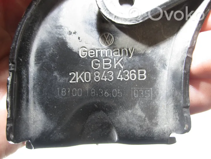 Volkswagen Caddy Guida/cerniera superiore del rullo del portellone scorrevole 2K0843436B