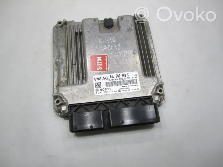 Volkswagen Caddy Calculateur moteur ECU 04L907309K