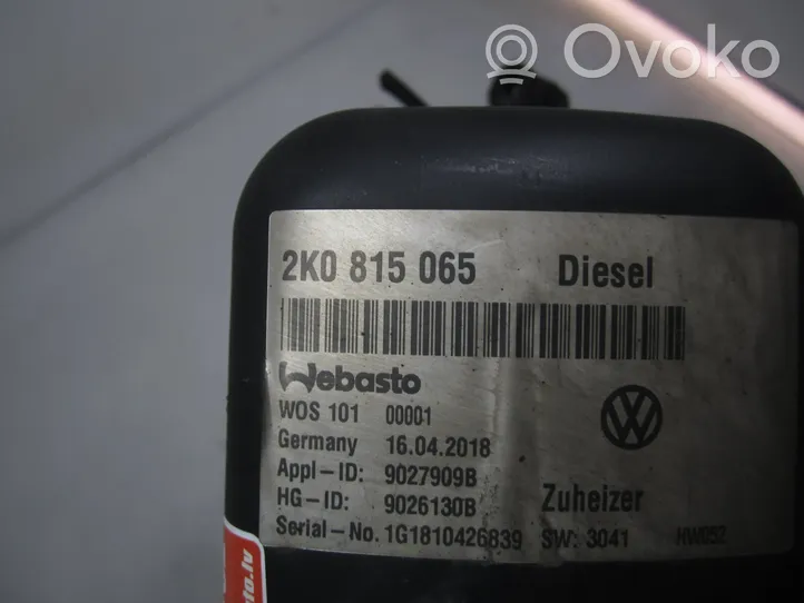 Volkswagen Caddy Автономный нагрев (Webasto) 2K0815065