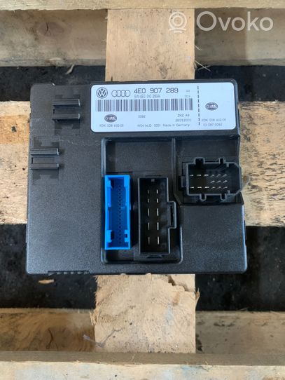 Audi A8 S8 D3 4E Module confort 4F0907289