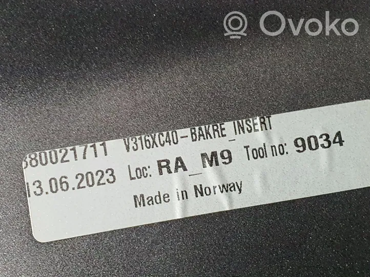 Volvo XC40 Modanatura della barra di rivestimento del paraurti anteriore 32136122
