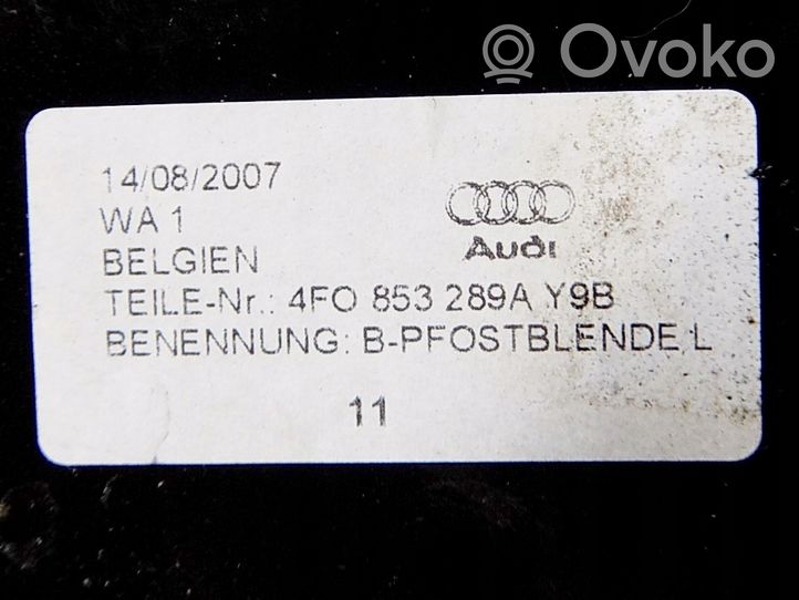 Audi A6 S6 C6 4F (B) Pillar trim (exterior) 4F0853290A