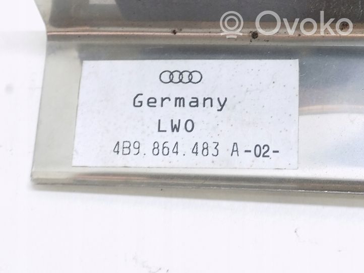 Audi A6 Allroad C5 Protection de seuil de coffre 4B9864483A