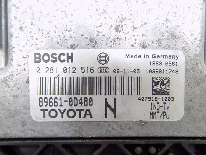 Toyota Yaris Sterownik / Moduł ECU 896610D480