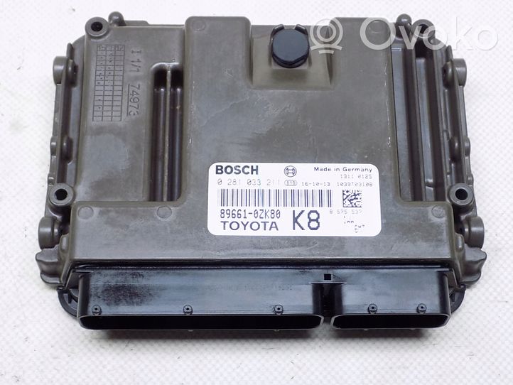 Toyota Auris E180 Calculateur moteur ECU 896610ZK80