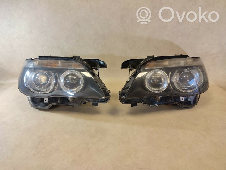 BMW 7 E65 E66 Lampa przednia 63127162117