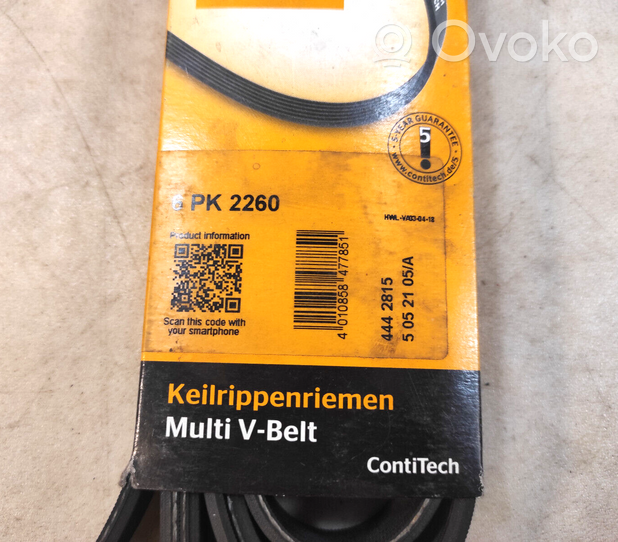 Mercedes-Benz S W220 Pasek klinowy alternatora 6PK2260