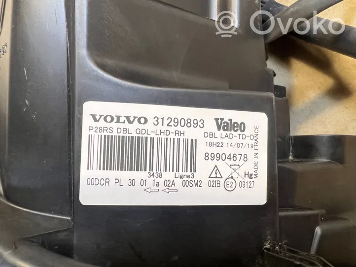 Volvo XC90 Etu-/ajovalon valaisimen sarja 31290892
