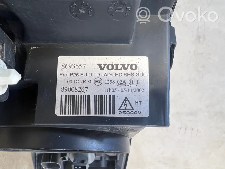 Volvo S60 Set di fari/fanali 8693656