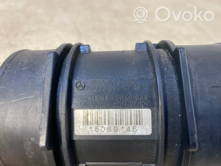 Mercedes-Benz G W461 463 Misuratore di portata d'aria A0000941748