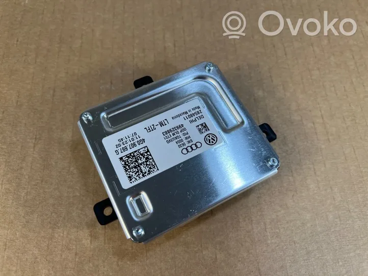 Volkswagen Golf VII Module de contrôle de ballast LED 4G0.907.697.G