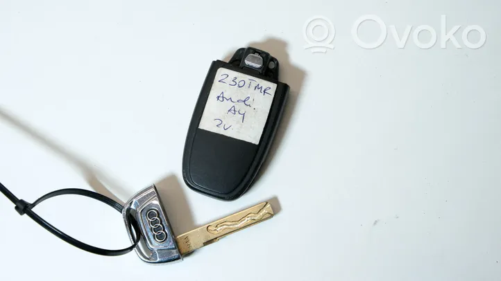 Audi A4 S4 B8 8K Užvedimo raktas (raktelis)/ kortelė 8K0959754H
