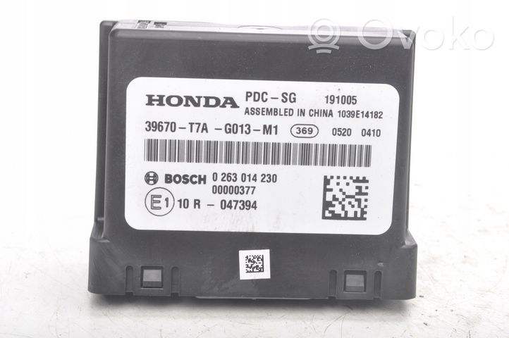 Honda HR-V Pysäköintitutkan (PCD) ohjainlaite/moduuli 39670T7AG013M1