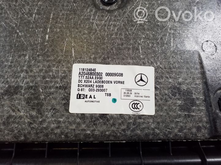 Mercedes-Benz GLK (X204) Tappetino di rivestimento del bagagliaio/baule A2046800302
