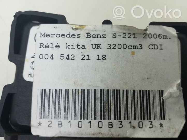 Mercedes-Benz S W221 Autres relais A0045422118