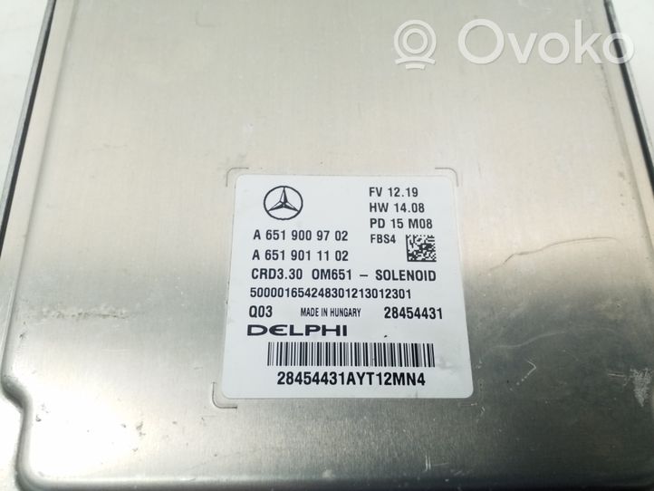 Mercedes-Benz A W176 Komputer / Sterownik ECU i komplet kluczy 