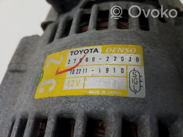 Toyota Corolla E120 E130 Ģenerators 2706022030
