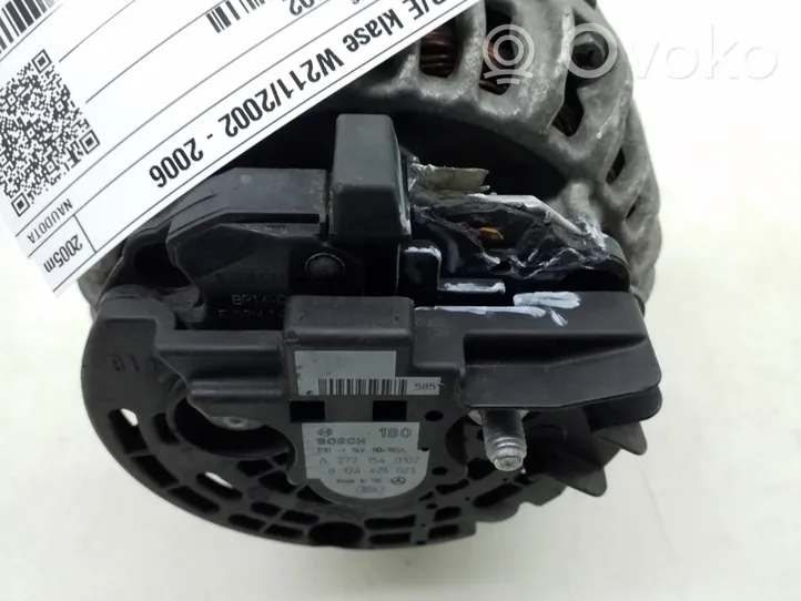 Mercedes-Benz E W211 Generatore/alternatore A2721540102