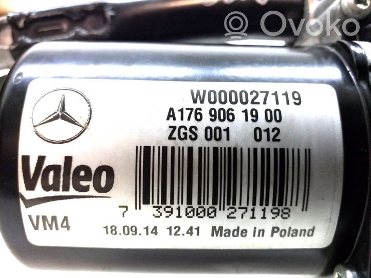 Mercedes-Benz A W176 Tringlerie et moteur d'essuie-glace avant A1768200140