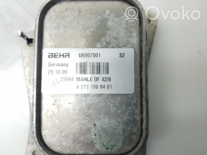 Mercedes-Benz C W204 Supporto di montaggio del filtro dell’olio A2711880401