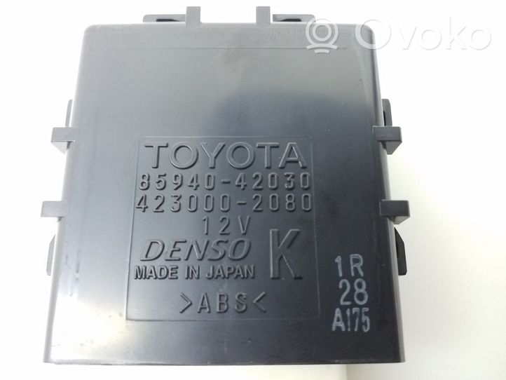 Toyota RAV 4 (XA40) Relè di intervallo del tergicristallo 8594042030