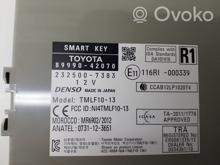Toyota RAV 4 (XA40) Altri relè 8999042070