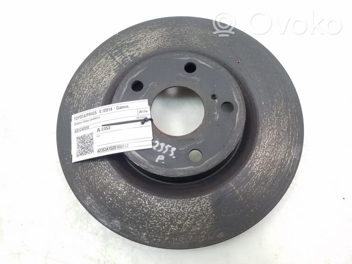 Toyota Prius+ (ZVW40) Disque de frein avant 4351242050