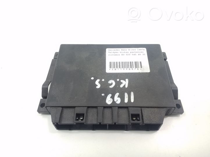 Mercedes-Benz E W210 Parking PDC control unit/module A0205454832