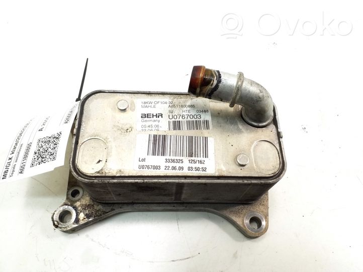 Mercedes-Benz GLK (X204) Mocowanie / uchwyt filtra oleju A6511800865