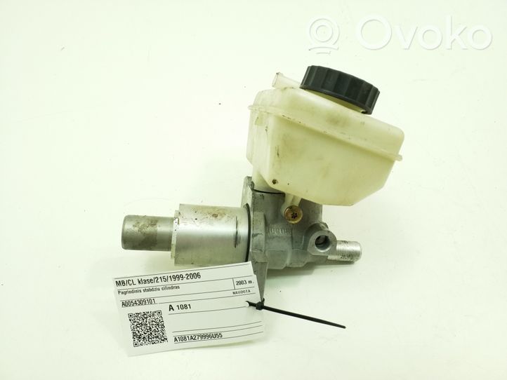 Mercedes-Benz CL C215 Główny cylinder hamulca A0054309101