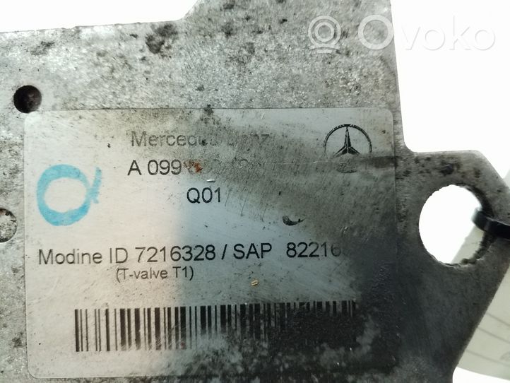 Mercedes-Benz S W222 Supporto di montaggio del filtro dell’olio A0995001900