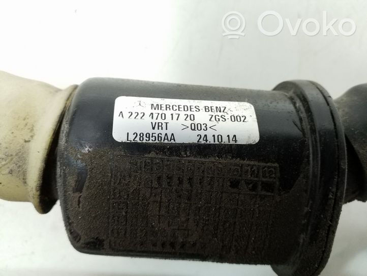 Mercedes-Benz S W222 Tubo e bocchettone per riempimento serbatoio del carburante A2224701720