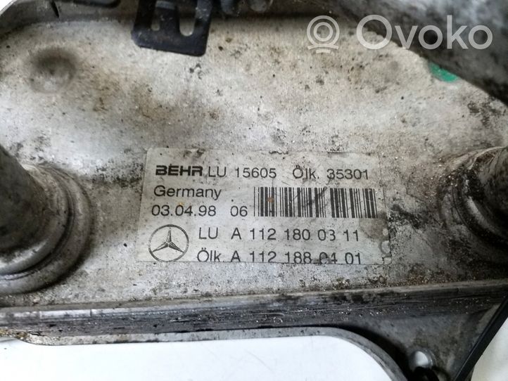 Mercedes-Benz E W210 Supporto di montaggio del filtro dell’olio A1121880401