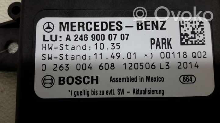 Mercedes-Benz B W246 W242 Parkavimo (PDC) daviklių valdymo blokas A2469000707