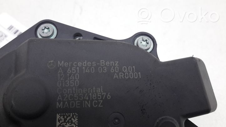 Mercedes-Benz B W246 W242 EGR vožtuvas A6511400360