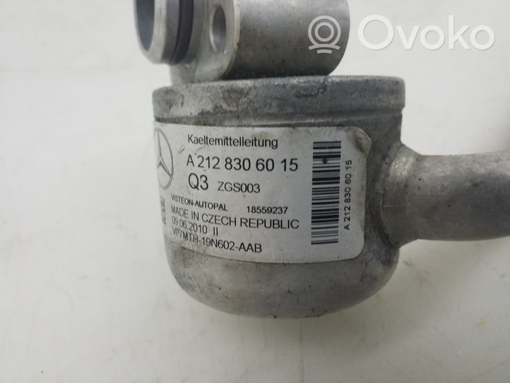 Mercedes-Benz E W212 Air conditioning (A/C) pipe/hose A2128306015