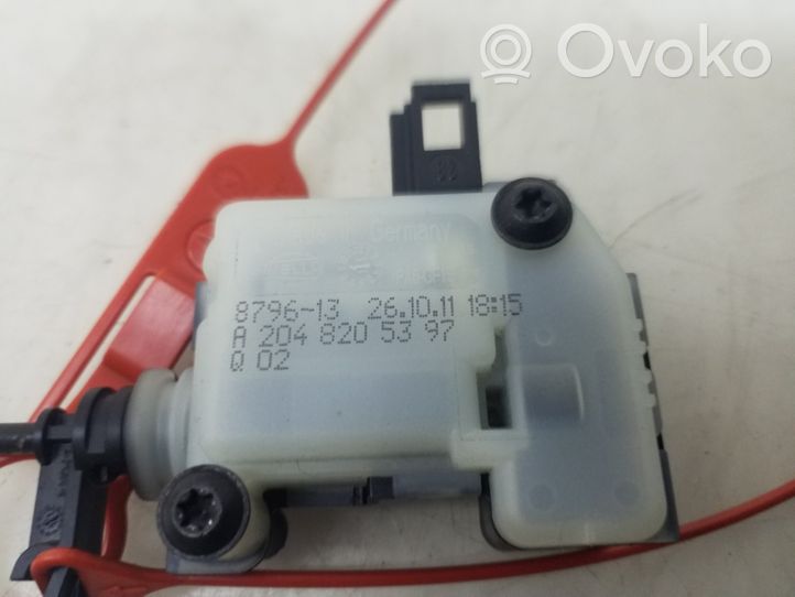 Mercedes-Benz E W212 Verrouillage du bouchon du réservoir de carburant A2048205397