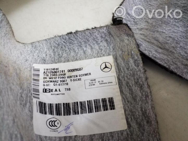 Mercedes-Benz E W212 Takaistuintilan tekstiilimatto A2126801741