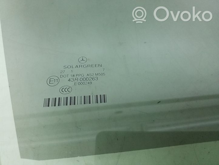 Mercedes-Benz S W221 Etuoven ikkunalasi, neliovinen malli A2217201418