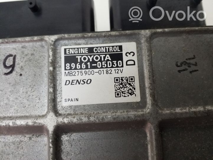 Toyota Avensis T270 Kit centralina motore ECU e serratura 