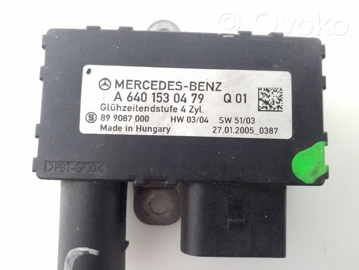 Mercedes-Benz A W169 Žvakių pakaitinimo rėlė A6401530479