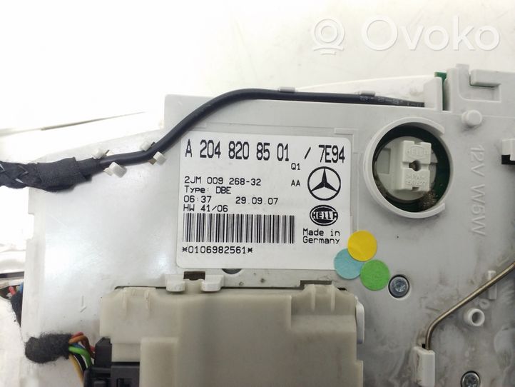 Mercedes-Benz C W204 Illuminazione sedili anteriori A20482085017E94