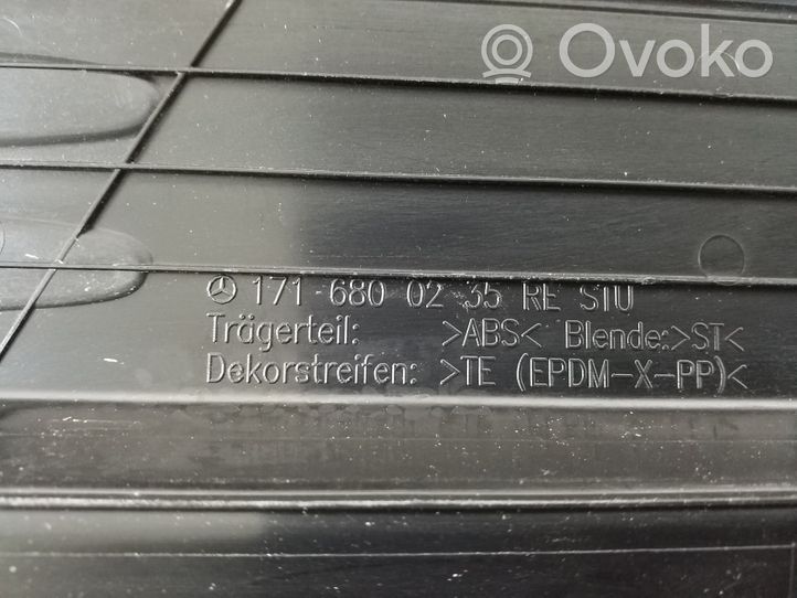 Mercedes-Benz SLK R171 Copertura del rivestimento del sottoporta anteriore A1716800235