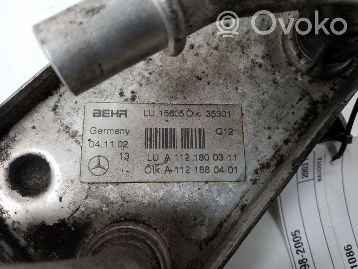 Mercedes-Benz ML W163 Öljynsuodattimen kannake A1121880401