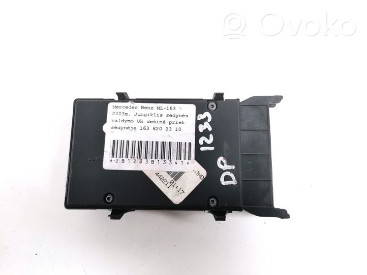 Mercedes-Benz ML W163 Interruttore di controllo del sedile A1638202310