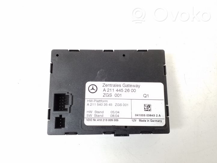 Mercedes-Benz E W211 Módulo de control Gateway A2115403545