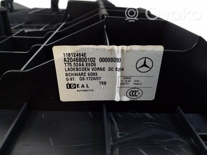 Mercedes-Benz C W204 Tavaratilan pohjan tekstiilimatto A2046800102