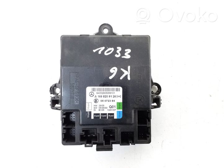 Mercedes-Benz A W169 Oven ohjainlaite/moduuli A1698209126